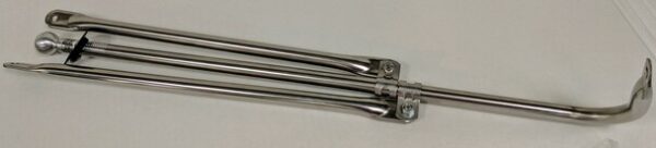 ASY4314, Rosco Thomas C2 Passenger's Crossview Arm and Braces (Stainless Steel)