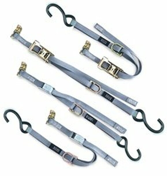 FE522S, Sure-Lok Wheelchair Tie Down Kit with S Hook (L Track)