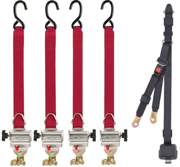 FF612S-4C, Sure-Lok Retractor Kit (S Hook ) with Occupant Restraint System
