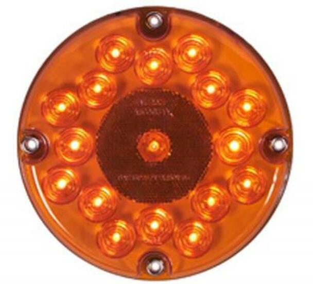 M90081Y, Maxxima 7" Park/Front and Rear Turn Yellow LED