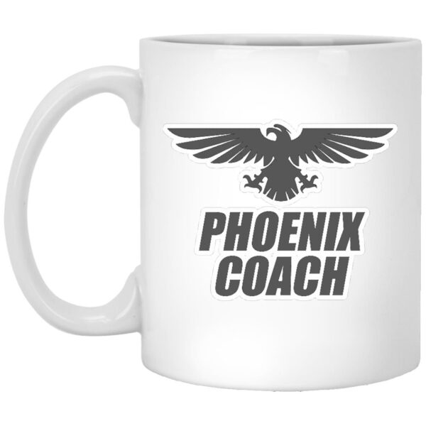 Phoenix Coach Logo - Grey XP8434 11 oz. White Mug