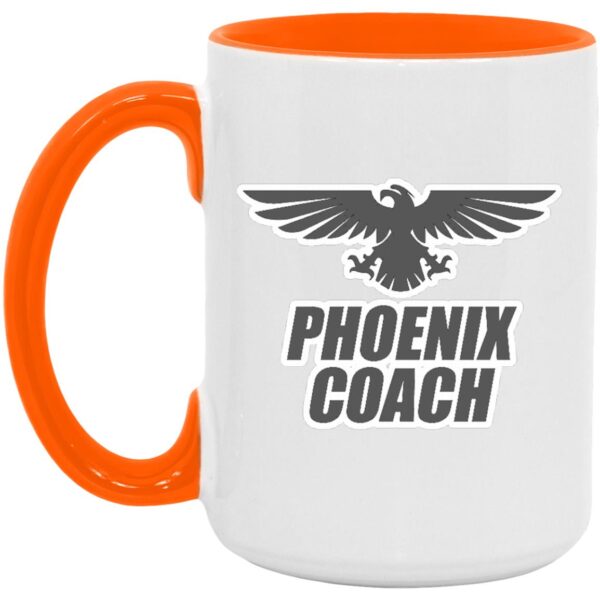 Phoenix Coach Logo - Grey AM15OZ 15oz. Accent Mug