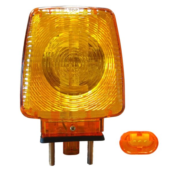 01-T-501 - IH Turn Signal Light W/1.62? Studs, Amber, Oval