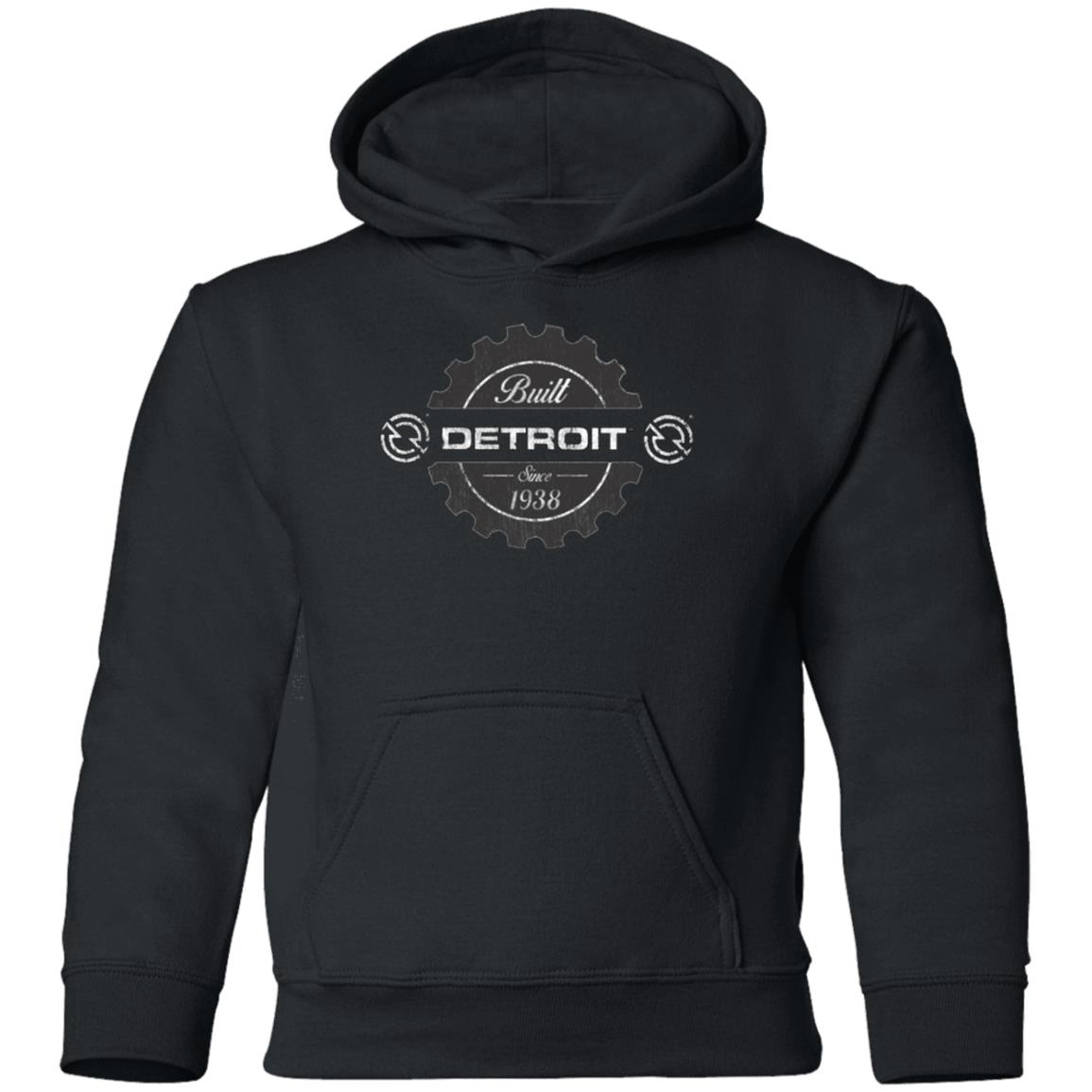 Built Detroit G185B Youth Pullover Hoodie - Image 3