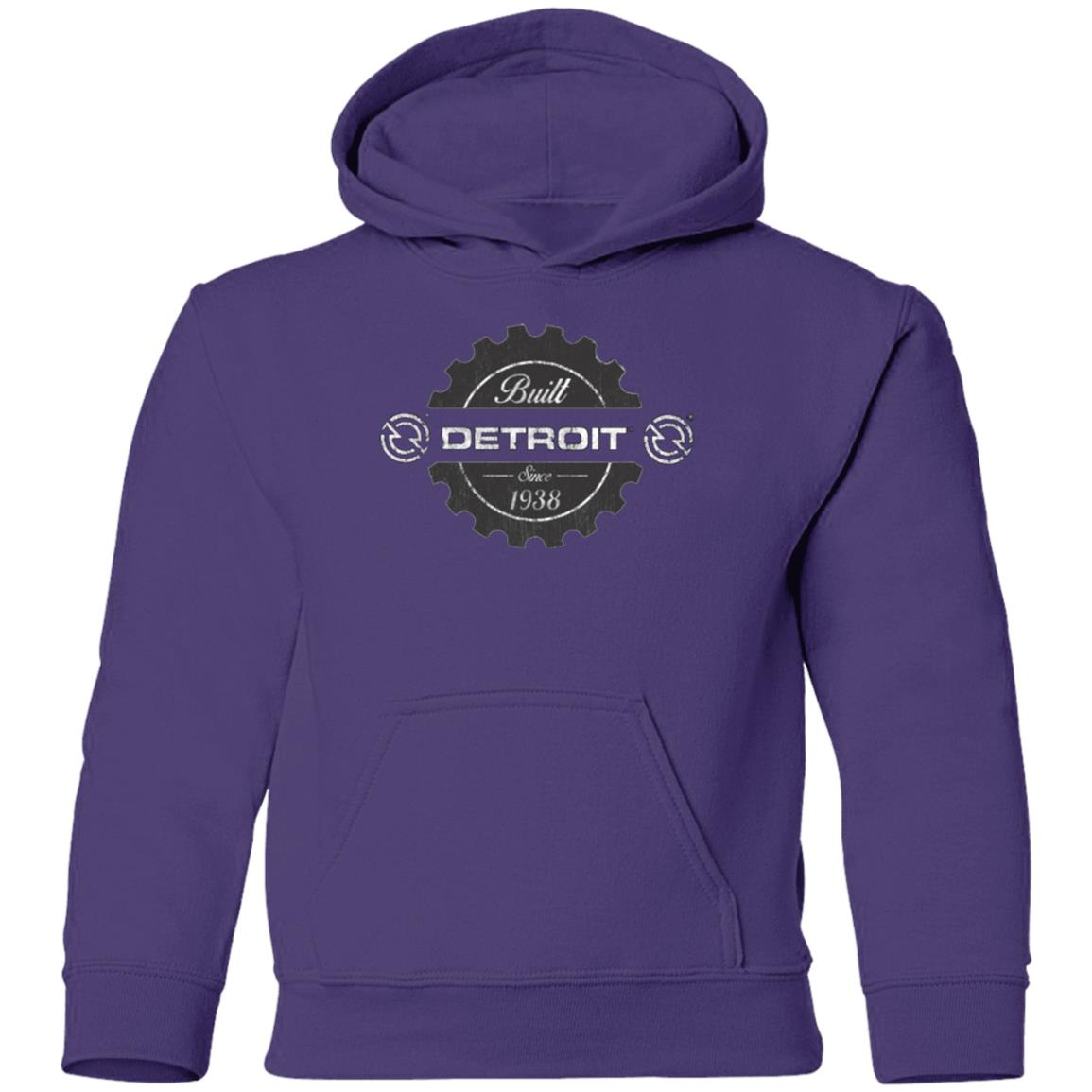 Built Detroit G185B Youth Pullover Hoodie - Image 9