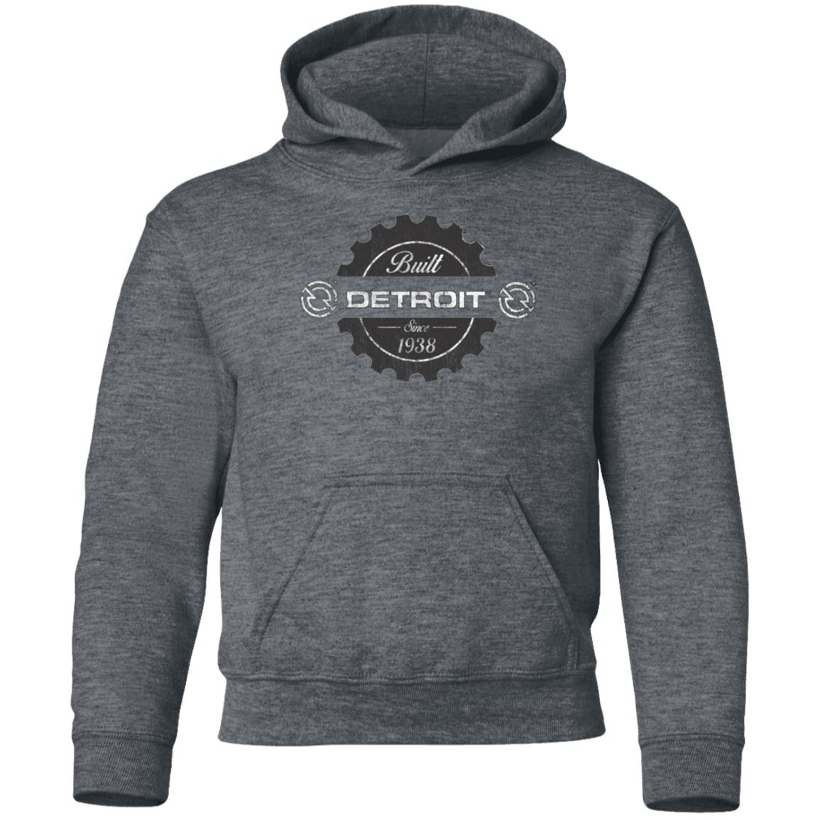 Built Detroit G185B Youth Pullover Hoodie - Image 4