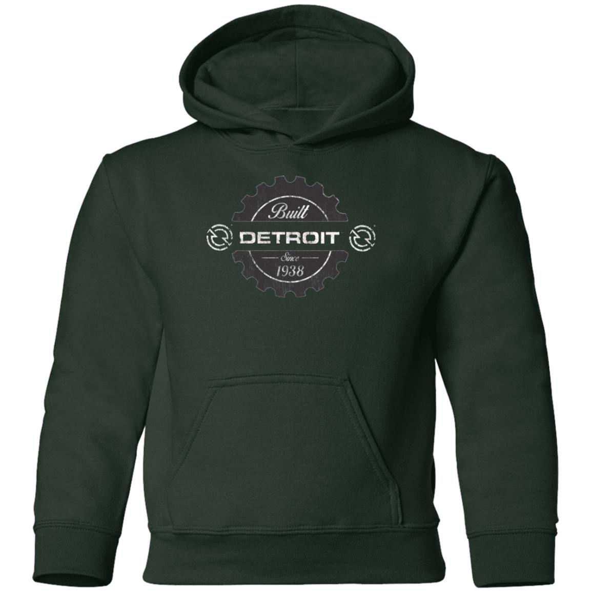 Built Detroit G185B Youth Pullover Hoodie - Image 7