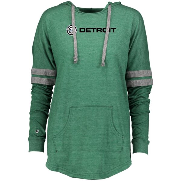 Detroit Diesel Logo 229390 Ladies Hooded Low Key Pullover - Image 2