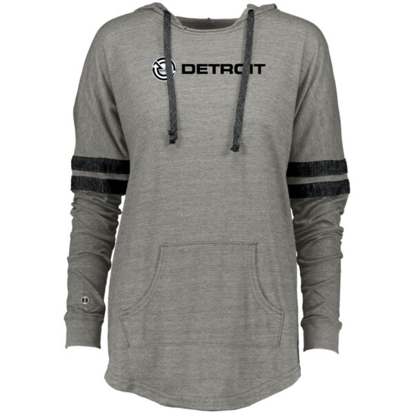 Detroit Diesel Logo 229390 Ladies Hooded Low Key Pullover - Image 8