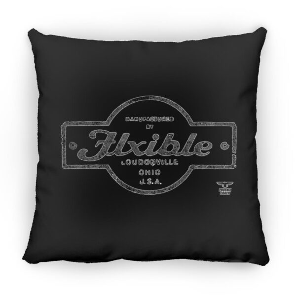 Distressed Flxible Emblem ZP16 Medium Square Pillow - Image 2
