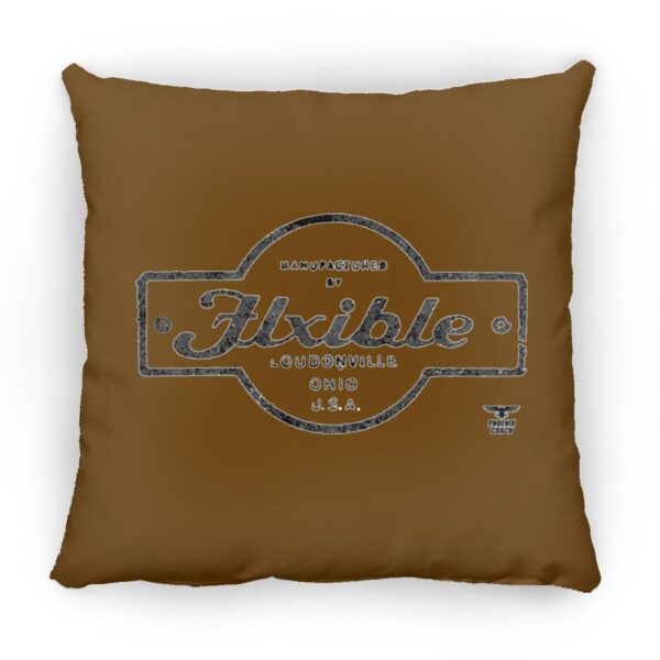 Distressed Flxible Emblem ZP16 Medium Square Pillow - Image 3
