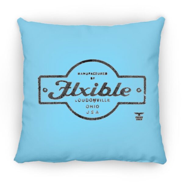 Distressed Flxible Emblem ZP16 Medium Square Pillow - Image 4