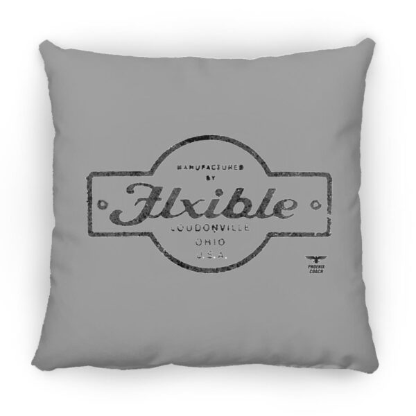 Distressed Flxible Emblem ZP16 Medium Square Pillow - Image 5