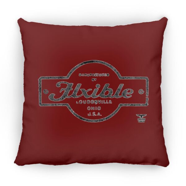 Distressed Flxible Emblem ZP16 Medium Square Pillow - Image 6