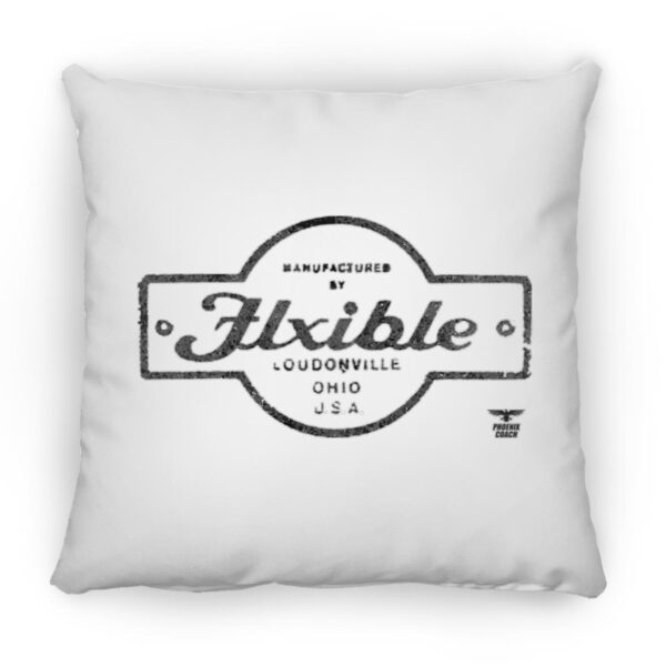 Distressed Flxible Emblem ZP16 Medium Square Pillow