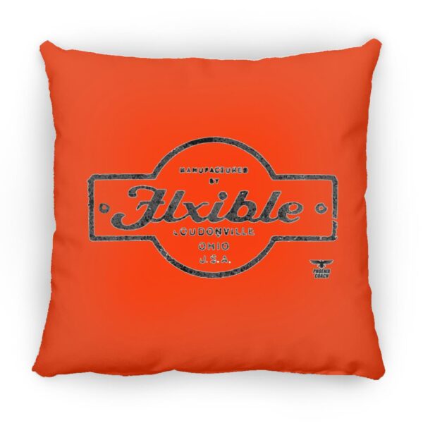 Distressed Flxible Emblem ZP16 Medium Square Pillow - Image 8