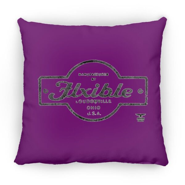 Distressed Flxible Emblem ZP16 Medium Square Pillow - Image 10