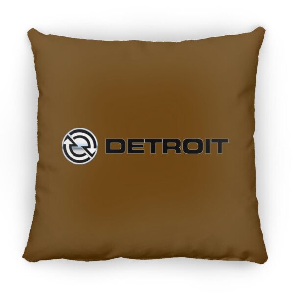 Detroit Diesel Logo ZP18 Large Square Pillow - Image 3