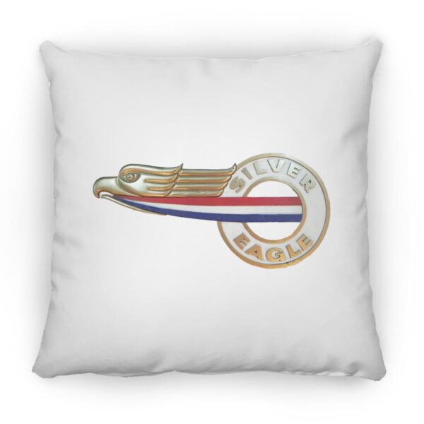 Driver Side Eagle Emblem ZP18 Large Square Pillow