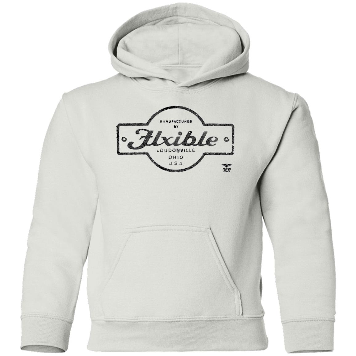 Distressed Flxible Emblem G185B Youth Pullover Hoodie - Image 2