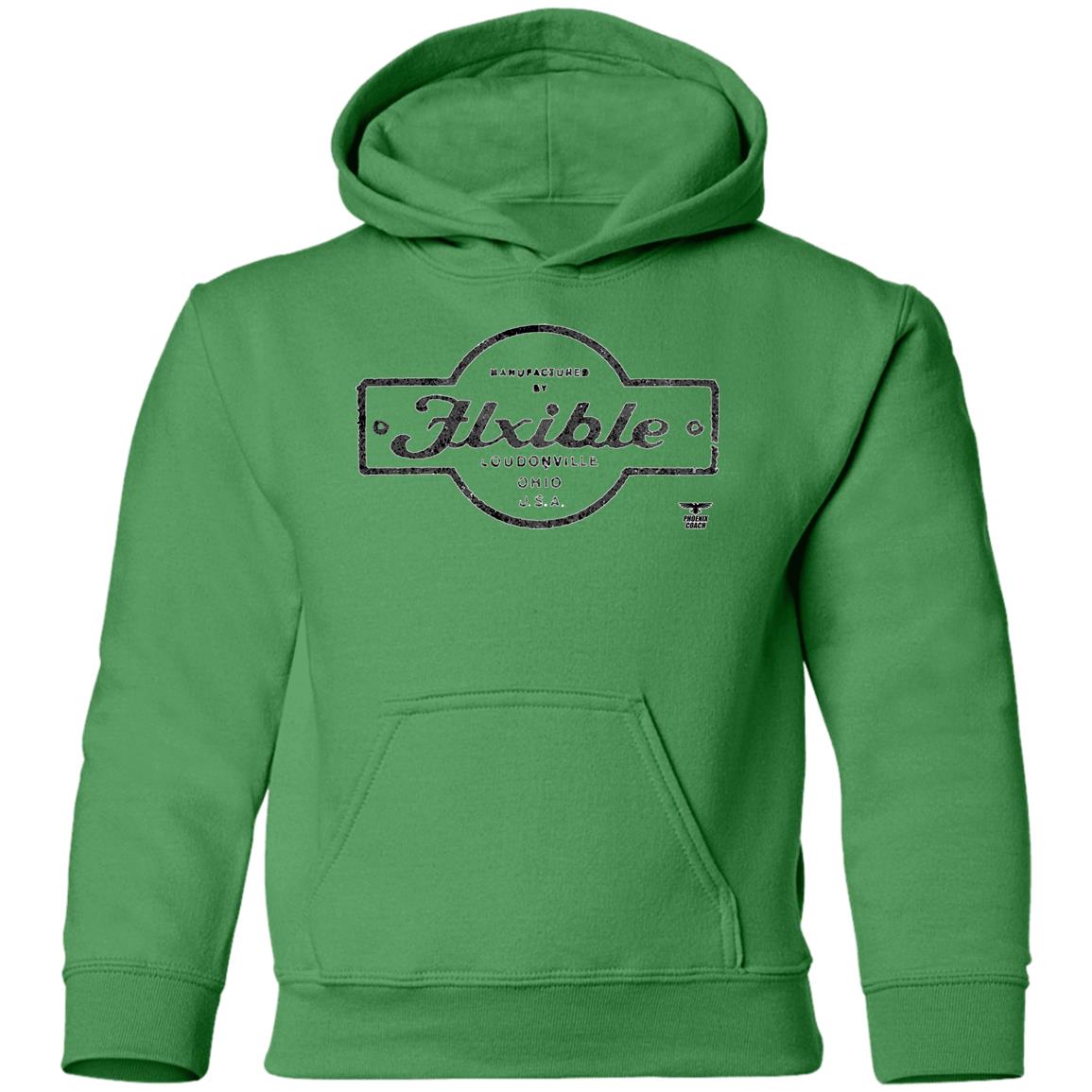 Distressed Flxible Emblem G185B Youth Pullover Hoodie - Image 11