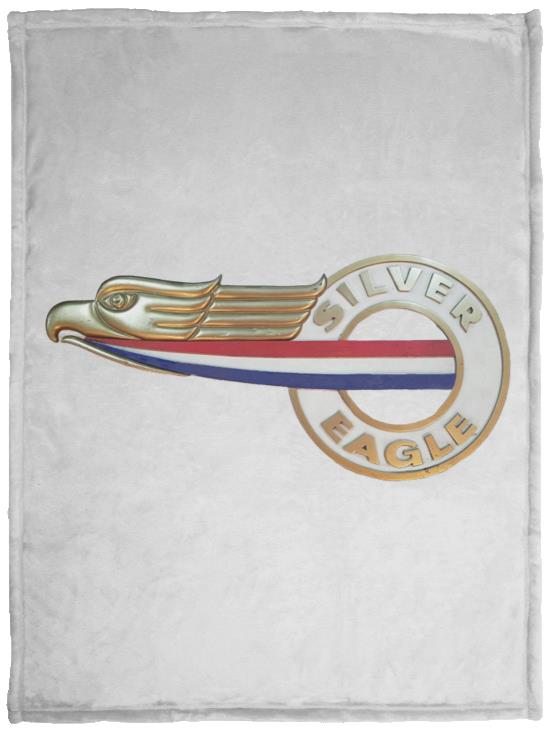 Driver Side Eagle Emblem VPS Cozy Plush Fleece Blanket - 30x40
