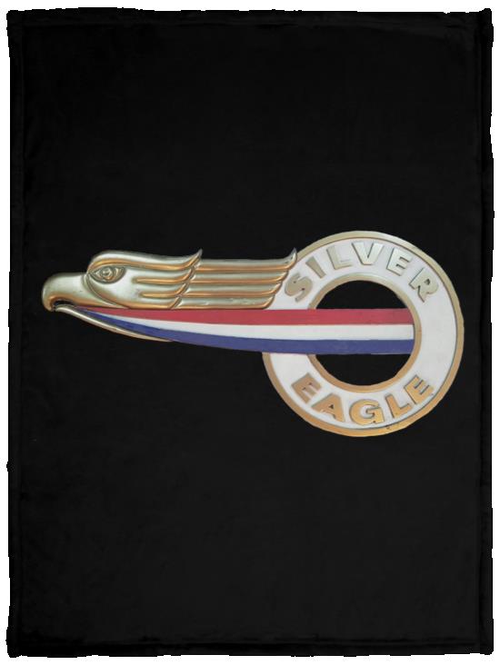 Driver Side Eagle Emblem VPS Cozy Plush Fleece Blanket - 30x40 - Image 2