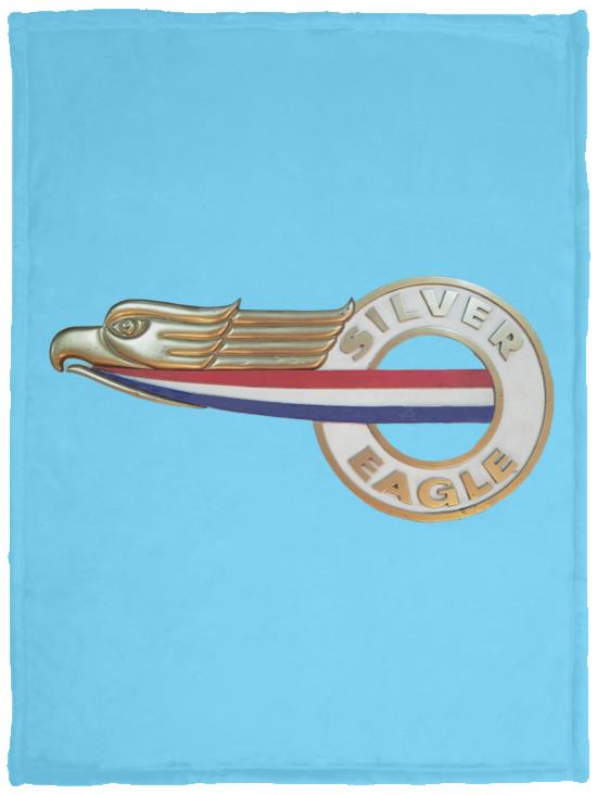 Driver Side Eagle Emblem VPS Cozy Plush Fleece Blanket - 30x40 - Image 3
