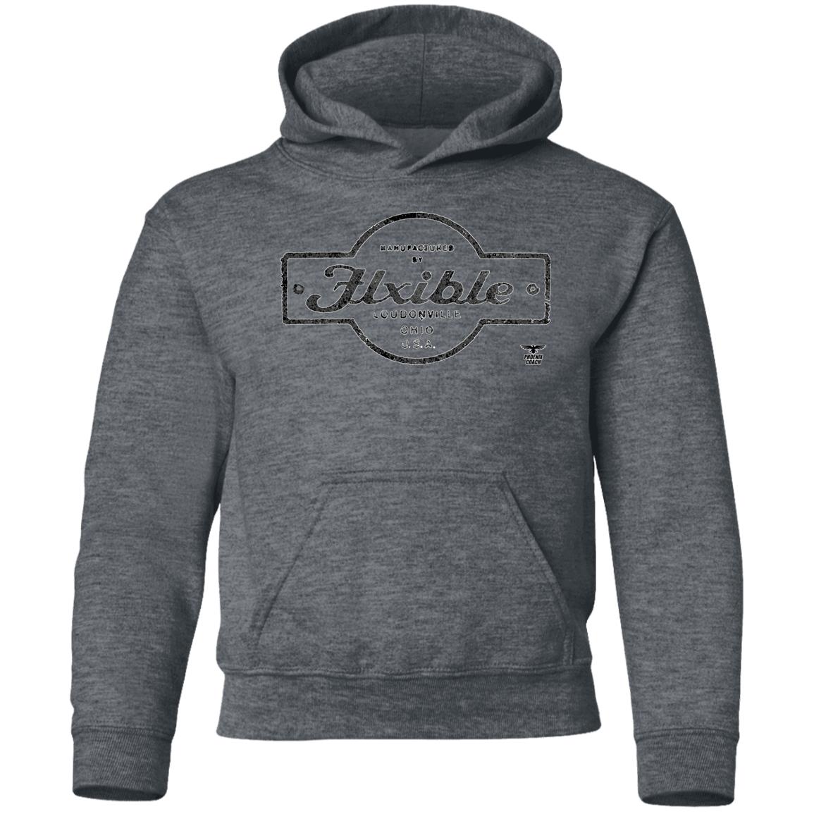 Distressed Flxible Emblem G185B Youth Pullover Hoodie - Image 4