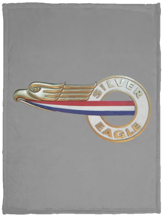 Driver Side Eagle Emblem VPS Cozy Plush Fleece Blanket - 30x40 - Image 4