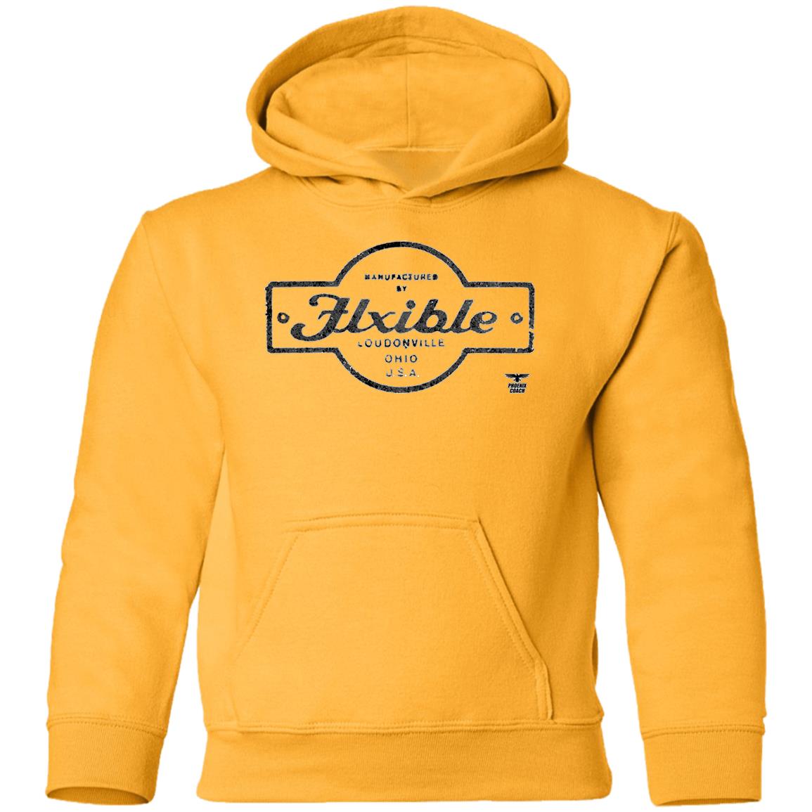 Distressed Flxible Emblem G185B Youth Pullover Hoodie - Image 10