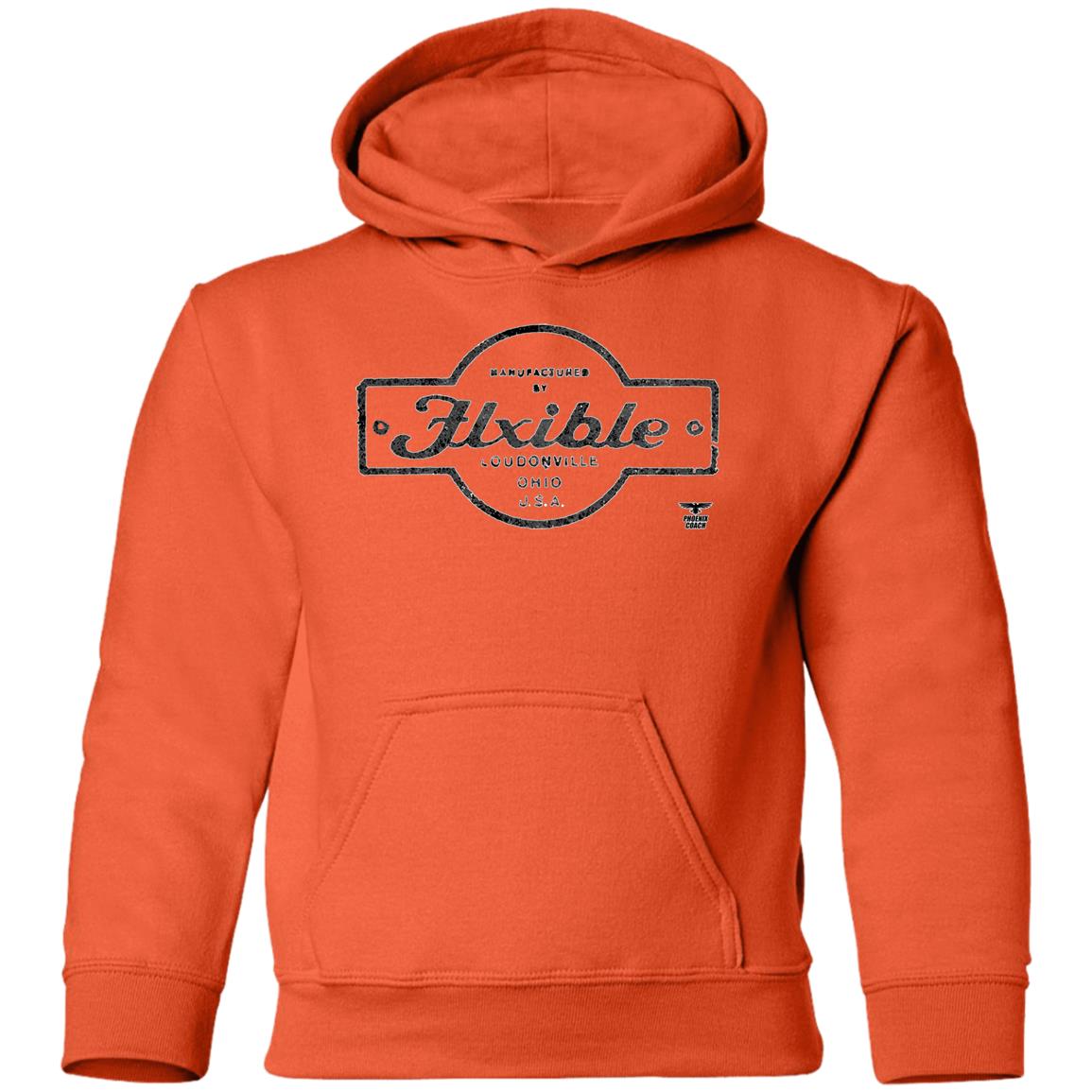 Distressed Flxible Emblem G185B Youth Pullover Hoodie - Image 15