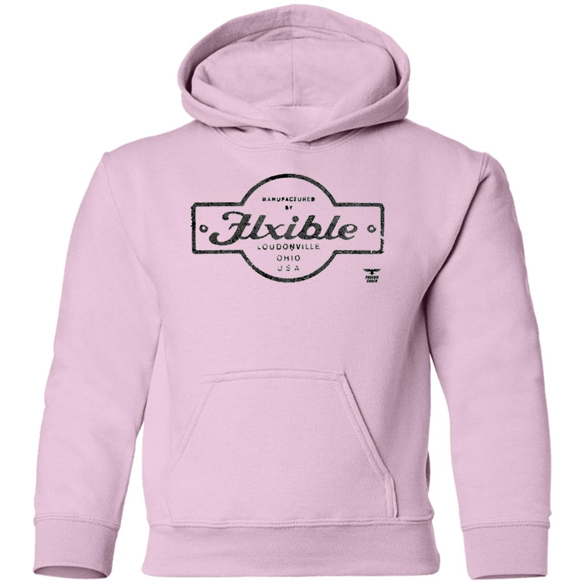 Distressed Flxible Emblem G185B Youth Pullover Hoodie - Image 16