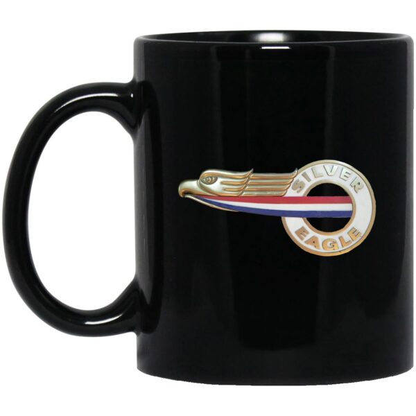 Driver Side Eagle Emblem BM11OZ 11 oz. Black Mug