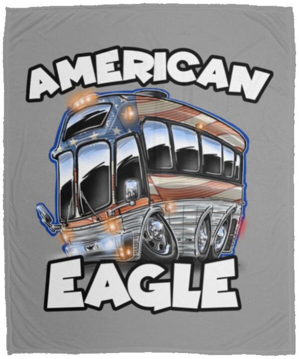 American Eagle 15 VPM Cozy Plush Fleece Blanket - 50x60 - Image 5