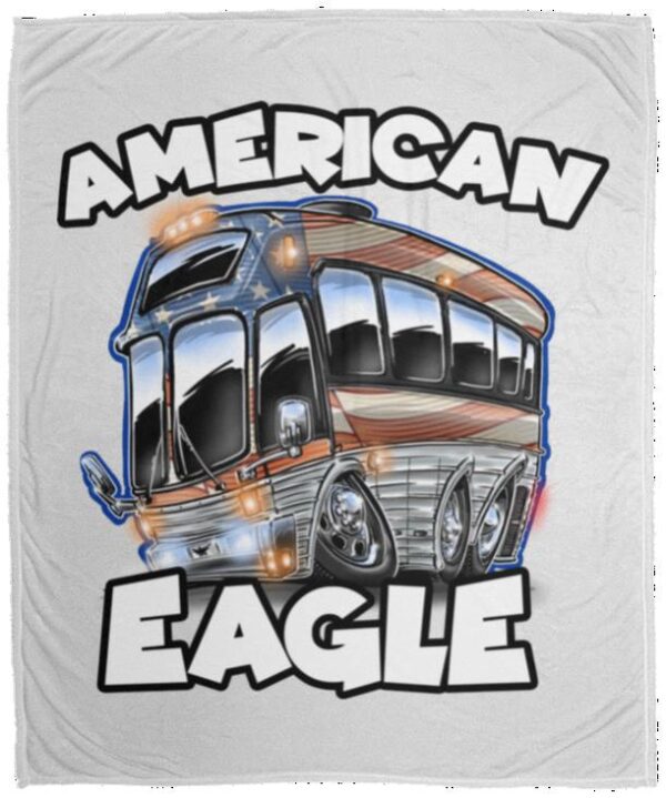 American Eagle 15 VPM Cozy Plush Fleece Blanket - 50x60