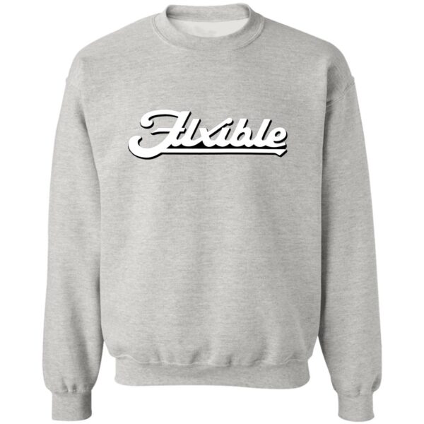 Flxible Logo Z65x Pullover Crewneck Sweatshirt 8 oz (Closeout)