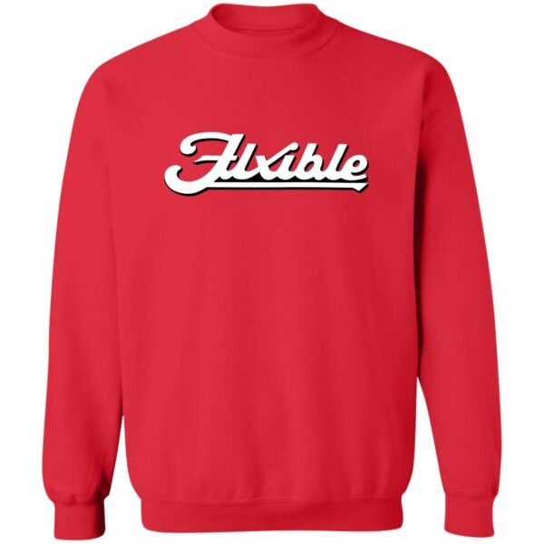 Flxible Logo Z65x Pullover Crewneck Sweatshirt 8 oz (Closeout) - Image 5