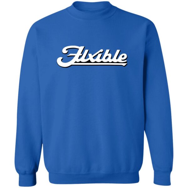 Flxible Logo Z65x Pullover Crewneck Sweatshirt 8 oz (Closeout) - Image 6