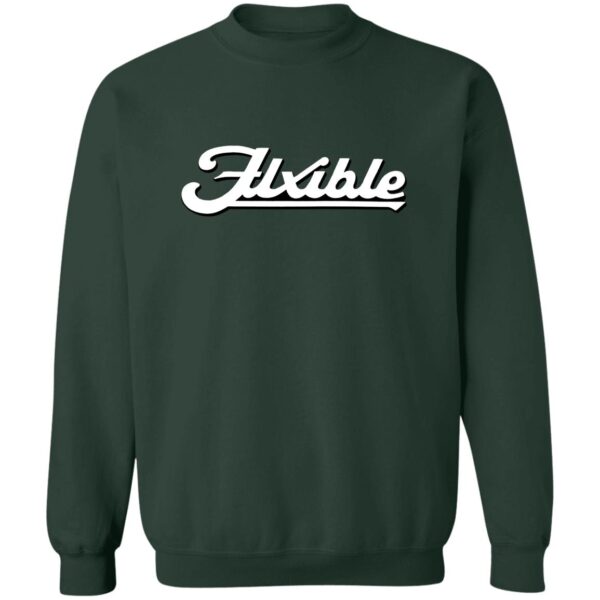 Flxible Logo Z65x Pullover Crewneck Sweatshirt 8 oz (Closeout) - Image 7