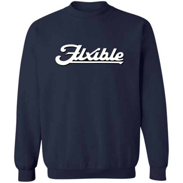 Flxible Logo Z65x Pullover Crewneck Sweatshirt 8 oz (Closeout) - Image 4