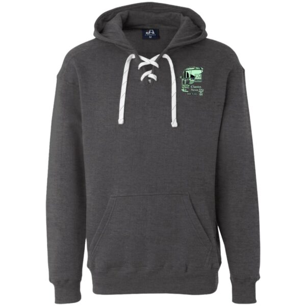 4104 Classics Never Die GM Emerald on Black JA8830 Heavyweight Sport Lace Hoodie - Image 2