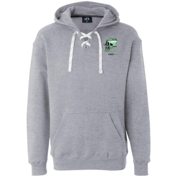 4104 Classics Never Die GM Emerald on Black JA8830 Heavyweight Sport Lace Hoodie - Image 5