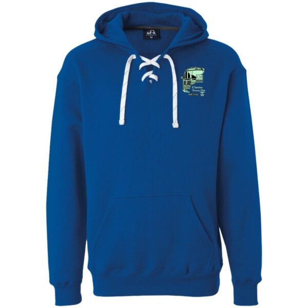 4104 Classics Never Die GM Emerald on Black JA8830 Heavyweight Sport Lace Hoodie - Image 6