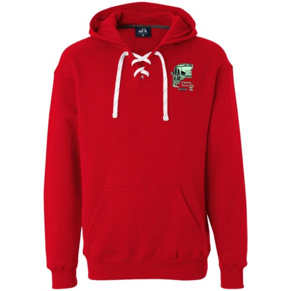4104 Classics Never Die GM Emerald on Black JA8830 Heavyweight Sport Lace Hoodie - Image 7