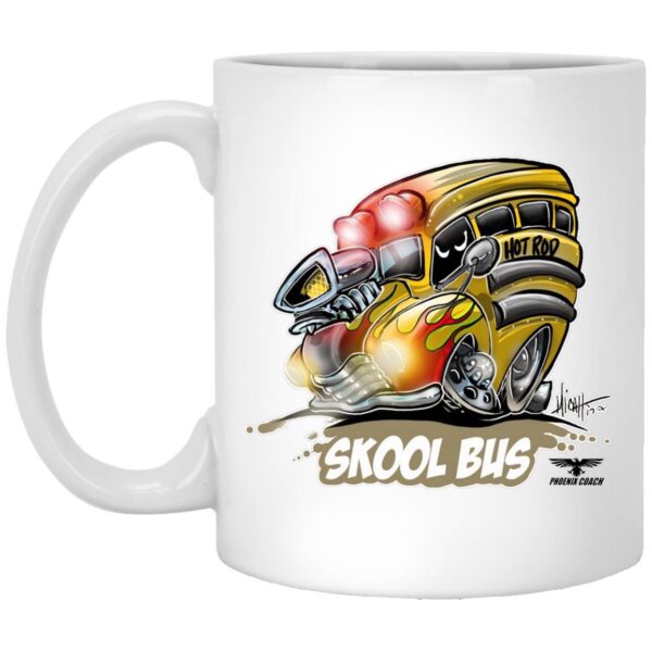 Hot Rod Skool Bus XP8434 11 oz. White Mug