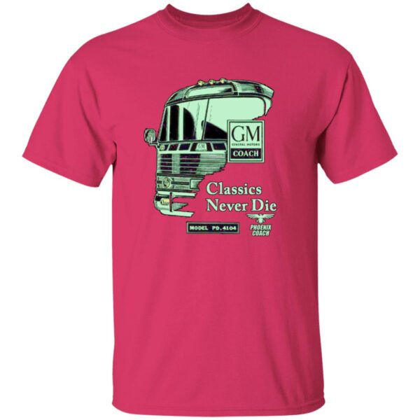 4104 Classics Never Die GM Emerald on Black G500B Youth 5.3 oz 100% Cotton T-Shirt - Image 7
