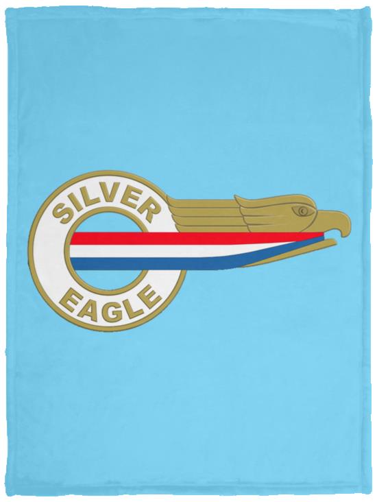 Silver Eagle Curbside Logo VPS Cozy Plush Fleece Blanket - 30x40 - Image 3