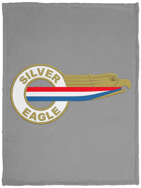 Silver Eagle Curbside Logo VPS Cozy Plush Fleece Blanket - 30x40 - Image 4