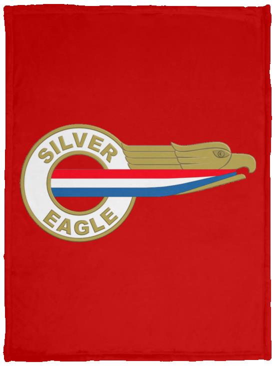 Silver Eagle Curbside Logo VPS Cozy Plush Fleece Blanket - 30x40 - Image 7